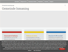 Tablet Screenshot of ismaning.de